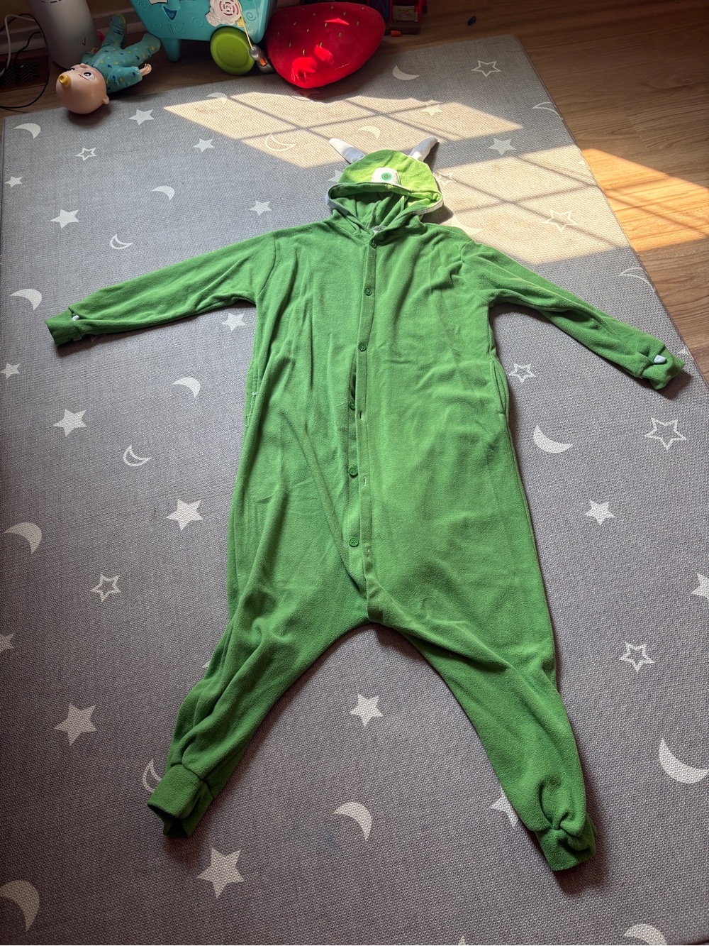 Disney Green Mike wazowski onesie costume